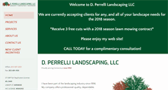 Desktop Screenshot of dperrellilandscaping.com